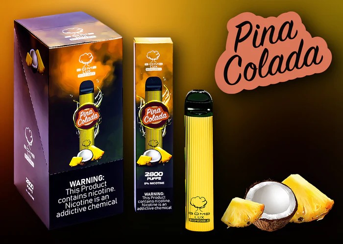 Bomb LUX Disposable Vape Pina Colada Flavors