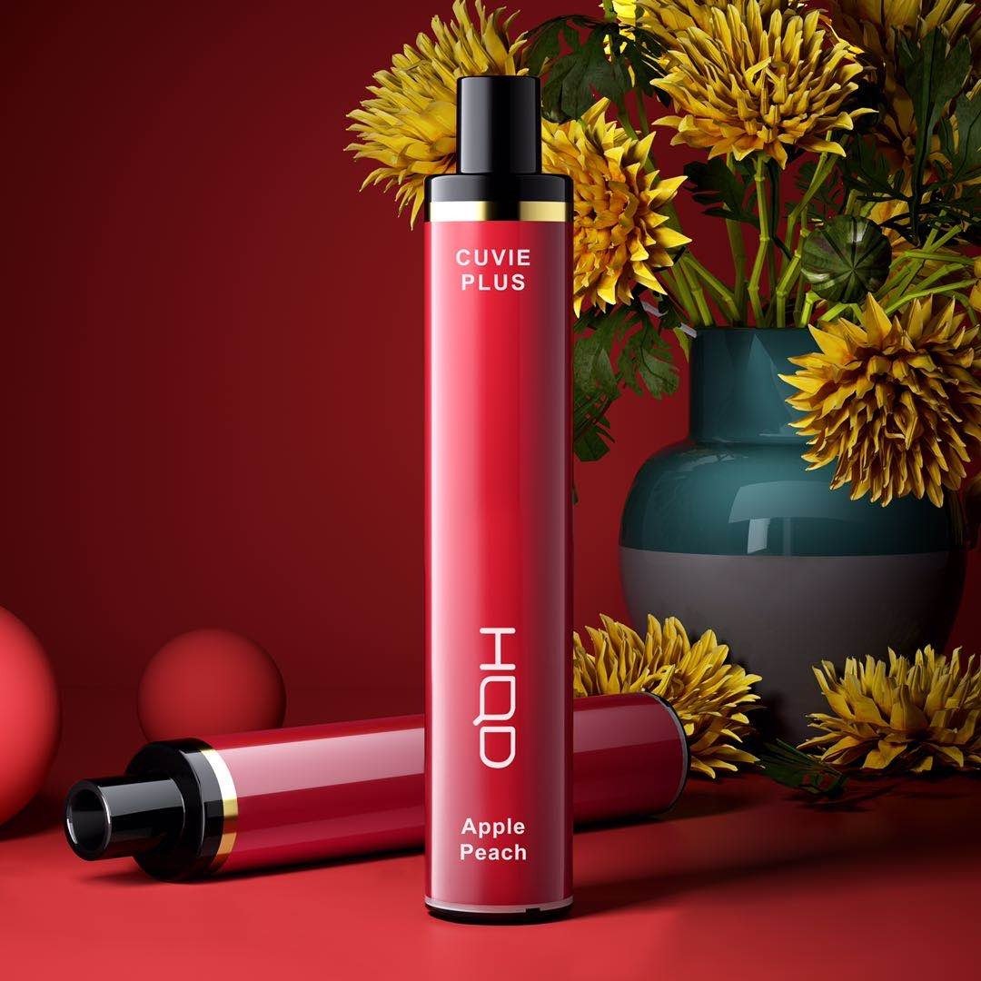 HQD Cuvie Plus 1200 Puffs: Indulge in the Sweetness of Apple and Peach