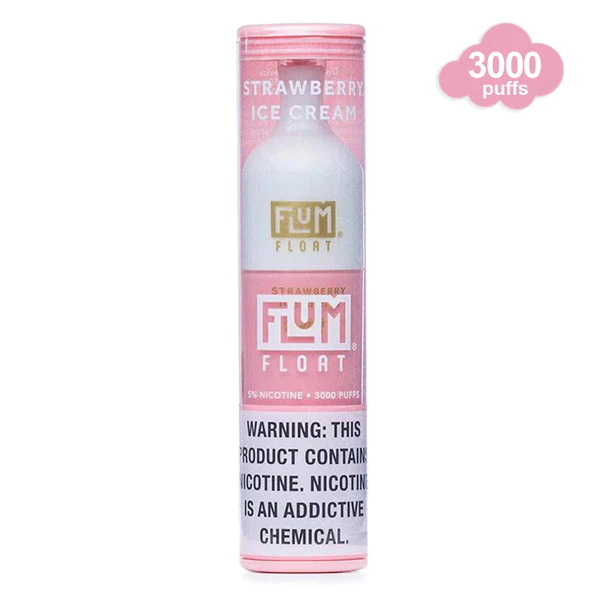 Flum Float 3000 Puffs: The Sweet Strawberry Ice Cream Vaping Experience