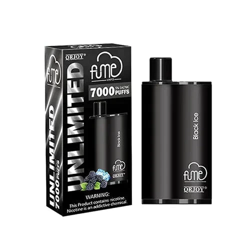 A Cool Vaping Adventure: Fume Unlimited 7000 Puffs Black Ice Review