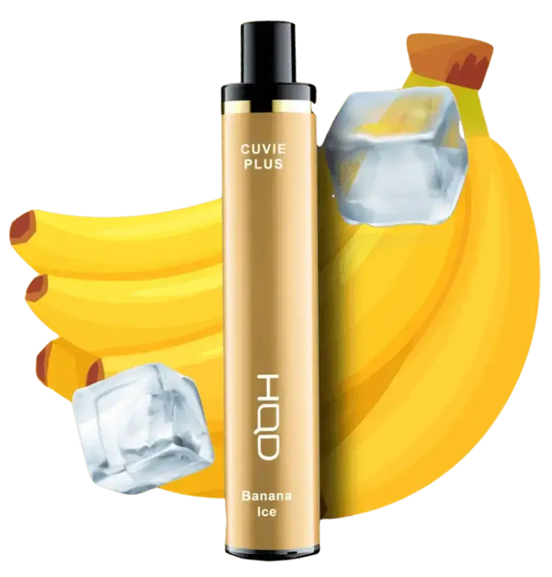HQD Cuvie Plus 1200 Puffs Banana Ice Device: A Sweet Vaping Sensation