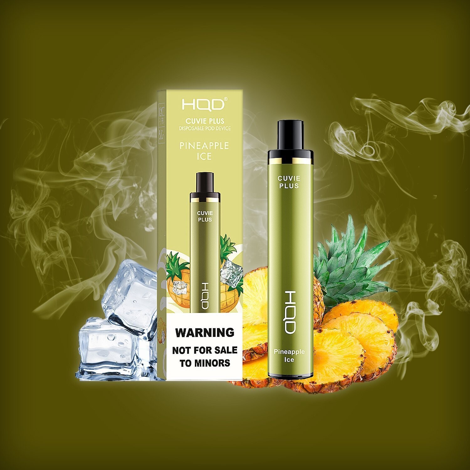 Chill in Every Puff: Unveiling the HQD Cuvie Plus Pineapple Ice Device