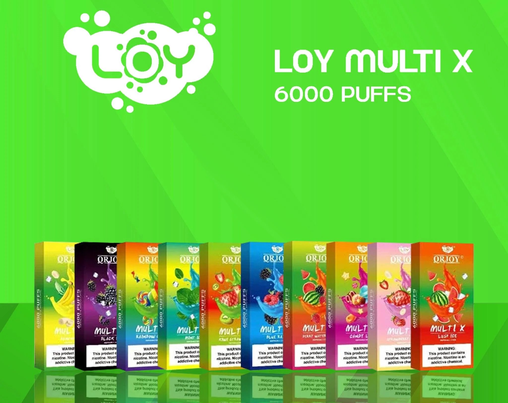 The Ultimate Vaping Experience: Loy Multi X 6000 Puffs Disposable Vape