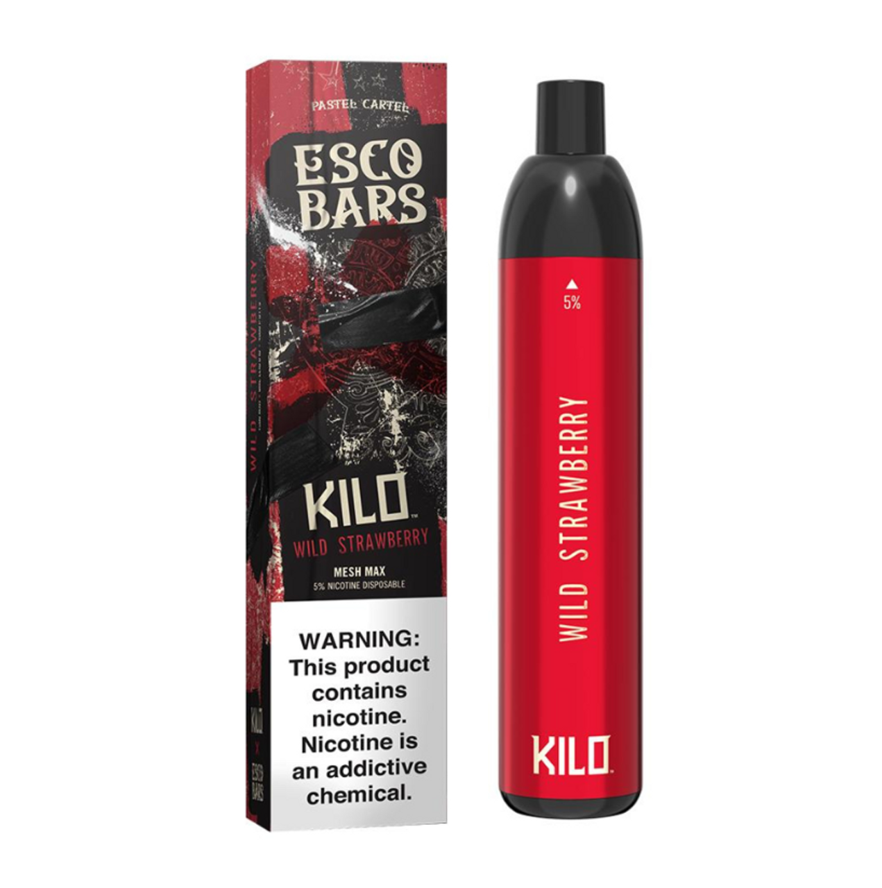 Esco Bars Kilo 4000 Puffs Wild Strawberry Device: A Sweet Vaping Experience