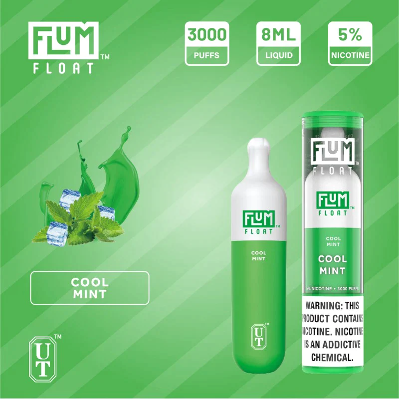 Flum Float 3000 Puffs Cool Mint Device: Refresh Your Vaping Experience