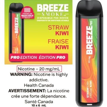 Unleash the Burst Breeze Pro 2000 Puffs and the StrawKiwi Fusion