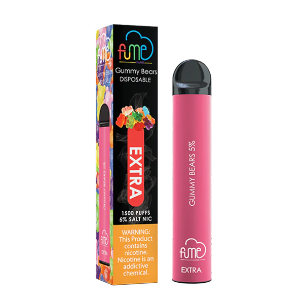 The Candy Vape Revolution Fume Extra 1500 Puffs Gummy Bears Edition