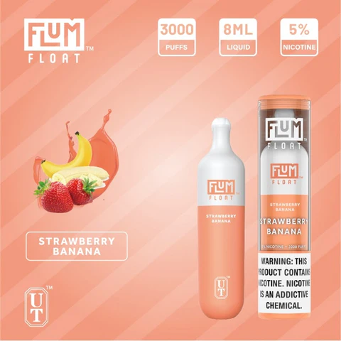 Elevate Your Vaping Experience: The Irresistible Flavors of Flum Float 3000 Puffs Strawberry Banana Device
